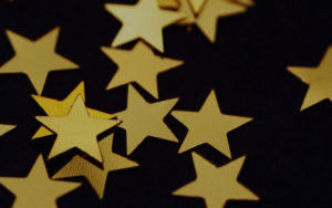 pile of gold stars