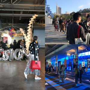 image grid of people attending SF Design week