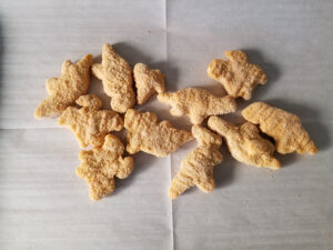 Nuggies on parchment paper