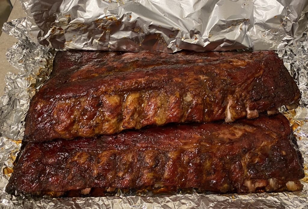 picture of cooked pork ribs