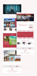 Hotel Cerro Website Page Designs
