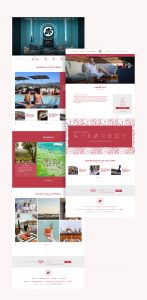 Hotel Cerro Website Page Designs