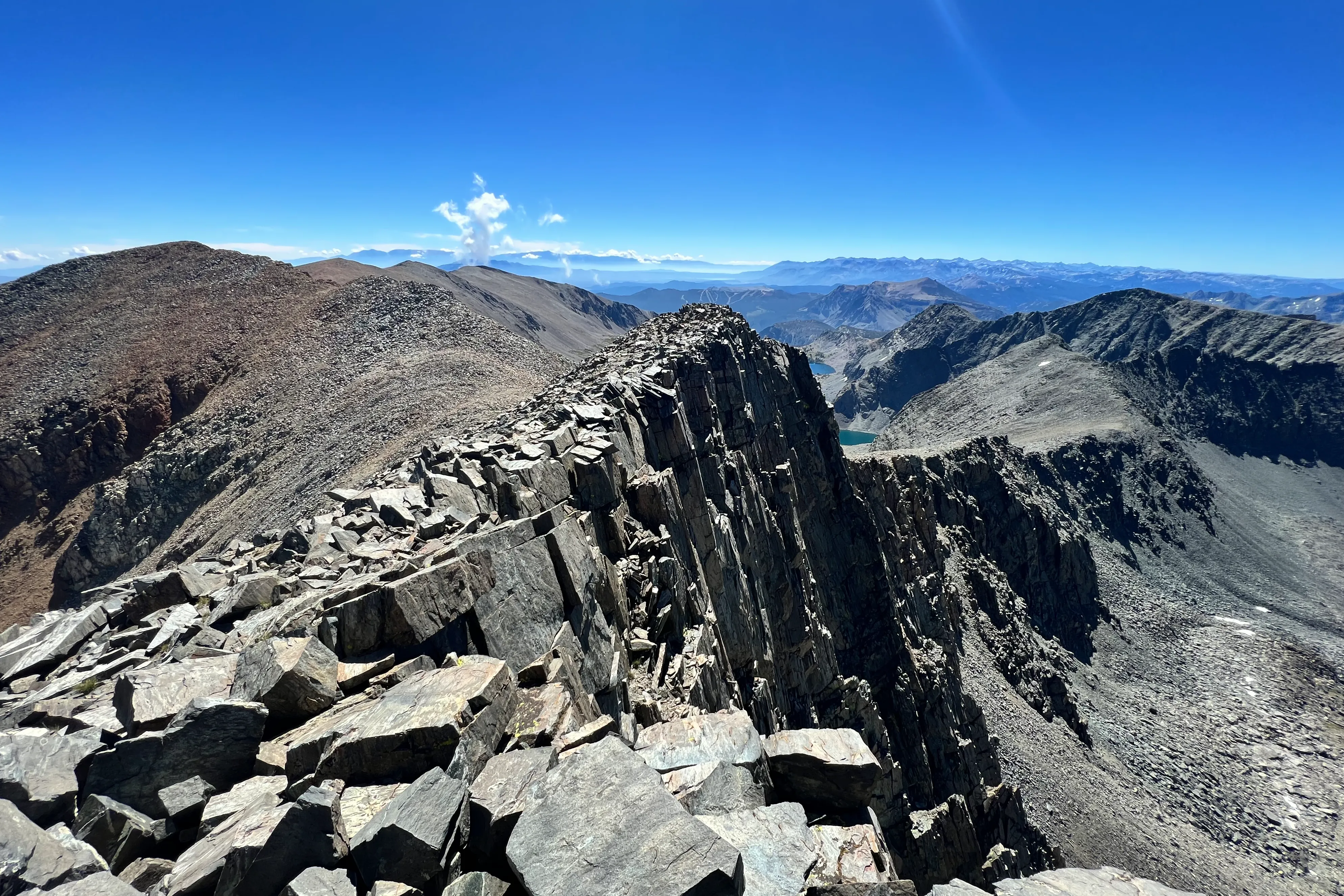 picture of mountains and blue sky with high level of detail